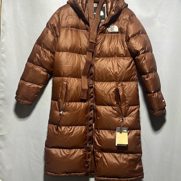 The north face nuptse long down coat - Picture 3 of 5